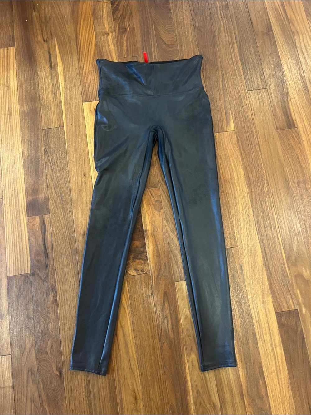 High-Waist Black Women’s Faux Leather spanx